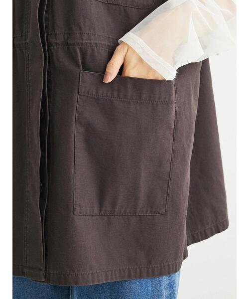 Sugar spoon（シュガースプーン）の「・SUGAR　SPOON　ノーカラーミリタリーベスト（ベスト・レディース・チャコールグレー/カーキ/ブラック・FREE）」の15枚目の写真