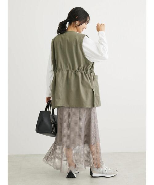 Sugar spoon（シュガースプーン）の「・SUGAR　SPOON　ノーカラーミリタリーベスト（ベスト・レディース・チャコールグレー/カーキ/ブラック・FREE）」の20枚目の写真