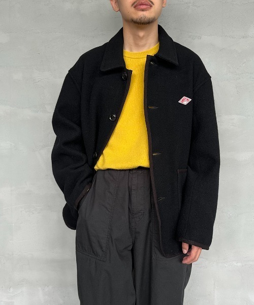 DANTON（ダントン）の「[DANTON/ダントン] ウールライトパイル カバーオールジャケット（カバーオール・レディース・ブラック/ベージュ/グレー・42/40）」の7枚目の写真