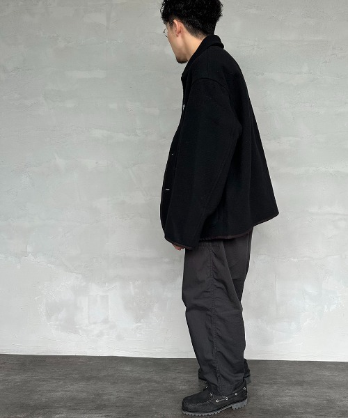 DANTON（ダントン）の「[DANTON/ダントン] ウールライトパイル カバーオールジャケット（カバーオール・レディース・ブラック/ベージュ/グレー・42/40）」の11枚目の写真