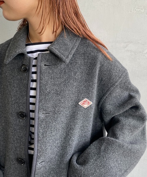 DANTON（ダントン）の「[DANTON/ダントン] ウールライトパイル カバーオールジャケット（カバーオール・レディース・ブラック/ベージュ/グレー・42/40）」の19枚目の写真