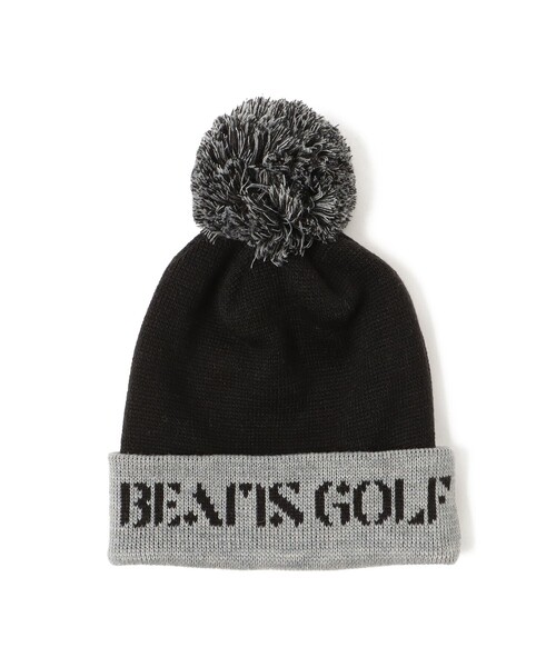BEAMS GOLF(ビームスゴルフ)の「BEAMS GOLF / ポンポン ニットキャップ(ニットキャップ/ビーニー・レディース・オレンジ/セージグリーン/ブラック/ネイビー・FREE)」の9枚目の写真