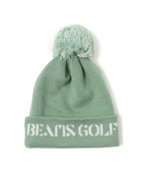 BEAMS GOLF(ビームスゴルフ)の「BEAMS GOLF / ポンポン ニットキャップ(ニットキャップ/ビーニー・レディース・オレンジ/セージグリーン/ブラック/ネイビー・FREE)」の11枚目の写真