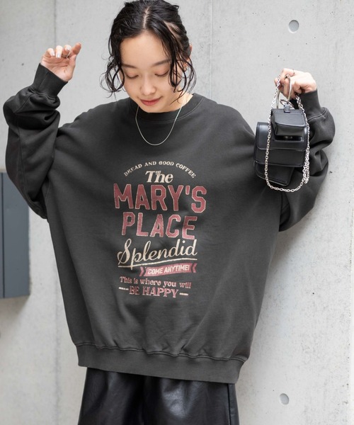 WEGO（ウィゴー）の「WEGO/ピグメントスウェット（スウェット・レディース・その他2/その他1/その他3/ネイビー・FREE）」の3枚目の写真