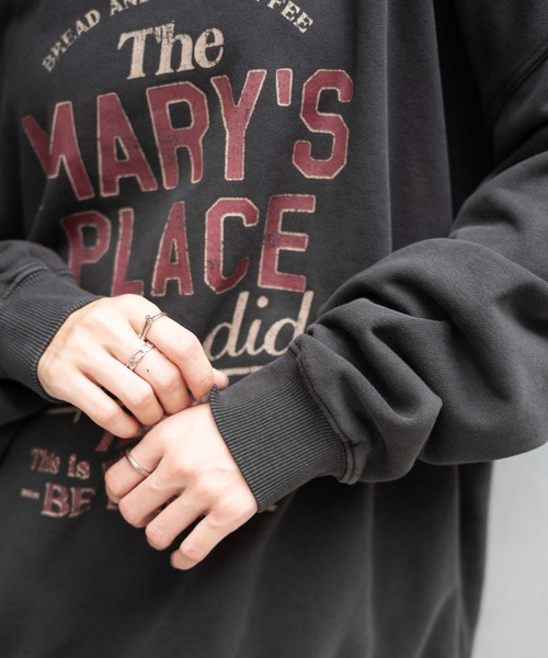 WEGO（ウィゴー）の「WEGO/ピグメントスウェット（スウェット・レディース・その他2/その他1/その他3/ネイビー・FREE）」の9枚目の写真