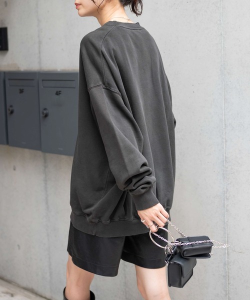 WEGO（ウィゴー）の「WEGO/ピグメントスウェット（スウェット・レディース・その他2/その他1/その他3/ネイビー・FREE）」の15枚目の写真