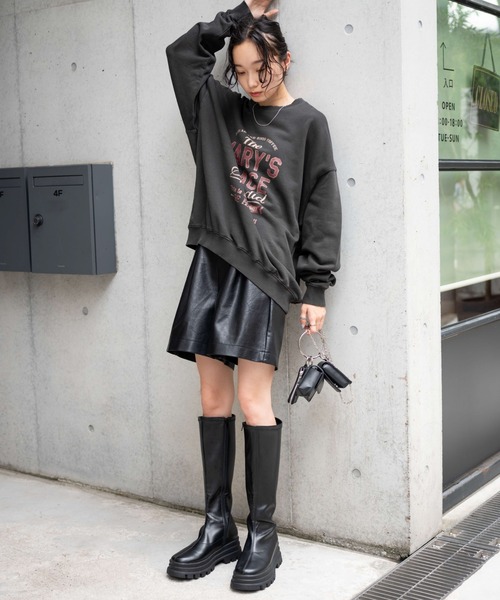 WEGO（ウィゴー）の「WEGO/ピグメントスウェット（スウェット・レディース・その他2/その他1/その他3/ネイビー・FREE）」の16枚目の写真