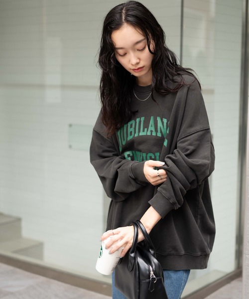 WEGO（ウィゴー）の「WEGO/ピグメントスウェット（スウェット・レディース・その他2/その他1/その他3/ネイビー・FREE）」の18枚目の写真