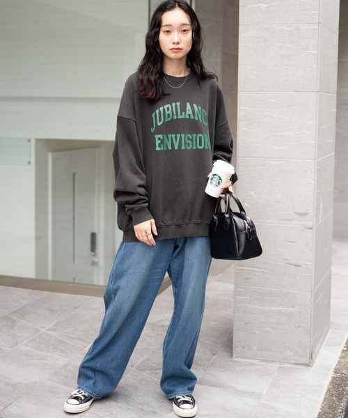 WEGO（ウィゴー）の「WEGO/ピグメントスウェット（スウェット・レディース・その他2/その他1/その他3/ネイビー・FREE）」の19枚目の写真