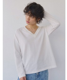 ALEXIA STAM | Basic V Neck Long Sleeve Tee/VネックロングスリーブTee(Tシャツ/カットソー)