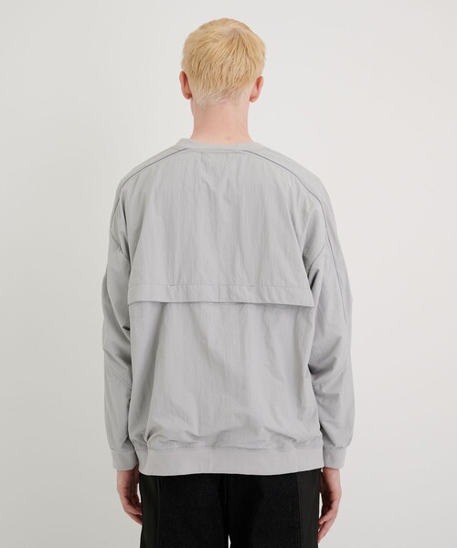 CITY TOKYO（シティトウキョウ）の「撥水テックトラックジャンパー/ピステ（ブルゾン・メンズ・ライトグレー/ブラック・1/2）」の8枚目の写真