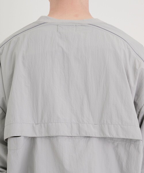 CITY TOKYO（シティトウキョウ）の「撥水テックトラックジャンパー/ピステ（ブルゾン・メンズ・ライトグレー/ブラック・1/2）」の13枚目の写真