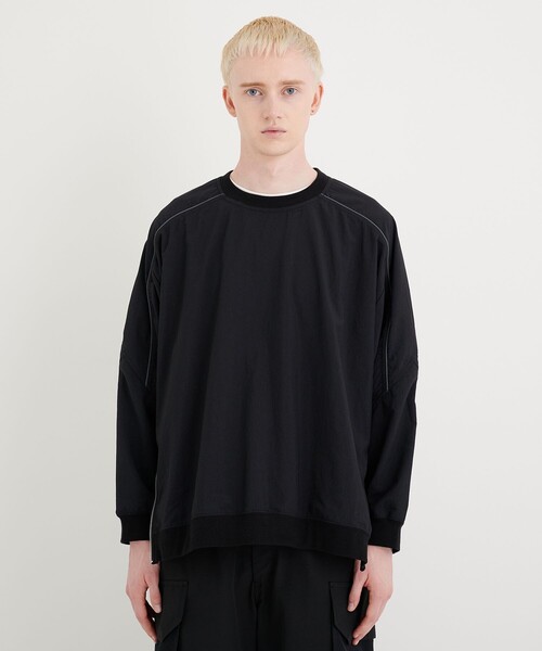 CITY TOKYO（シティトウキョウ）の「撥水テックトラックジャンパー/ピステ（ブルゾン・メンズ・ライトグレー/ブラック・1/2）」の19枚目の写真