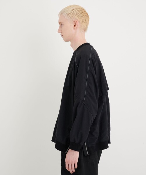 CITY TOKYO（シティトウキョウ）の「撥水テックトラックジャンパー/ピステ（ブルゾン・メンズ・ライトグレー/ブラック・1/2）」の20枚目の写真