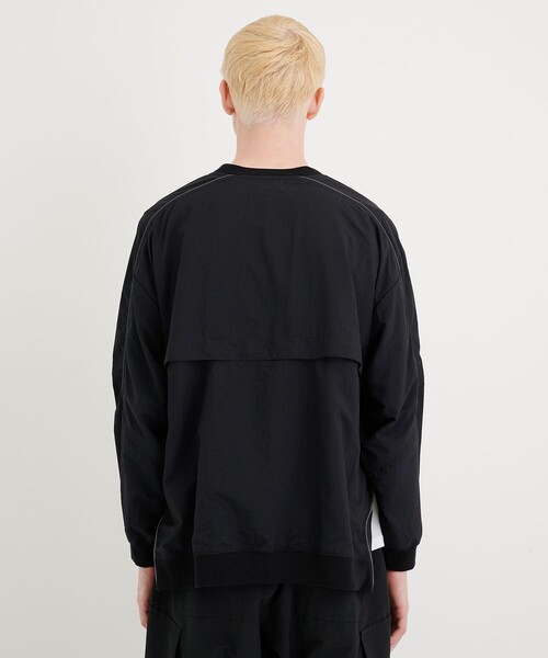 CITY TOKYO（シティトウキョウ）の「撥水テックトラックジャンパー/ピステ（ブルゾン・メンズ・ライトグレー/ブラック・1/2）」の21枚目の写真
