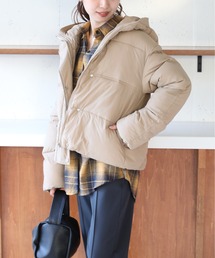MAISON BREEZE | 【MAISON BREEZE】フード付き中綿ボリュームジャケット KNF037(ダウンジャケット/コート)