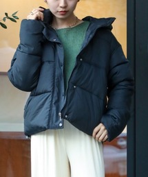【MAISON BREEZE】フード付き中綿ボリュームジャケット KNF037