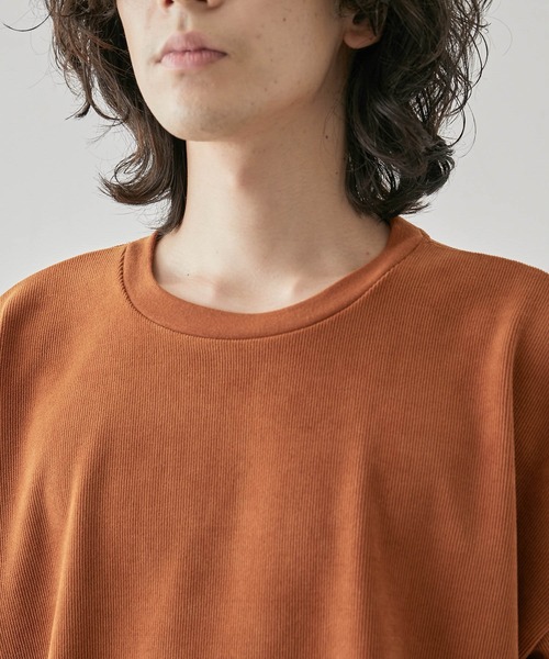 JUNRED(ジュンレッド)の「カットコールフェイクレイヤードプルオーバー(Tシャツ/カットソー・メンズ・ベージュ/オレンジ/グリーン/ブルー・L/LL/M)」の21枚目の写真