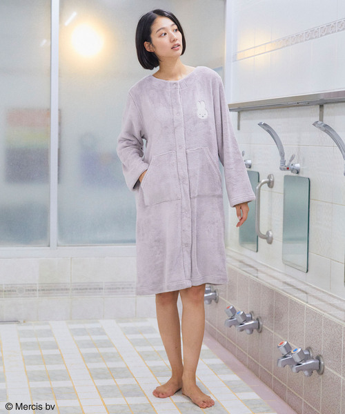 miffiy/ミッフィー】ミッフィーあったかルームウェアガウン バスローブ