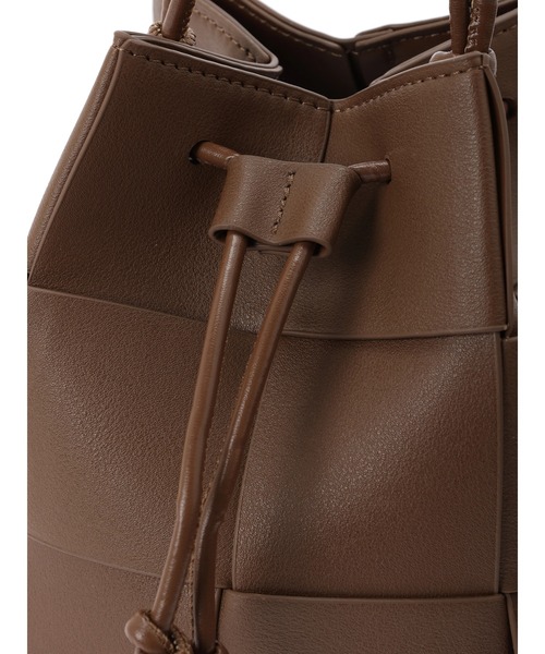 AMERICAN HOLIC（アメリカンホリック）の「編み込み巾着ショルダーBAG（ショルダーバッグ・レディース・ブラック/ブラウン/シルバー・FREE）」の15枚目の写真