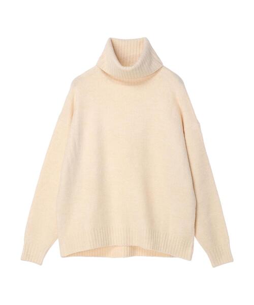 YECCA VECCA(イェッカヴェッカ)の「オフタートルネックソフトニット(ニット/セーター・レディース・アイボリー/レッド/チャコールグレー・FREE)」の12枚目の写真