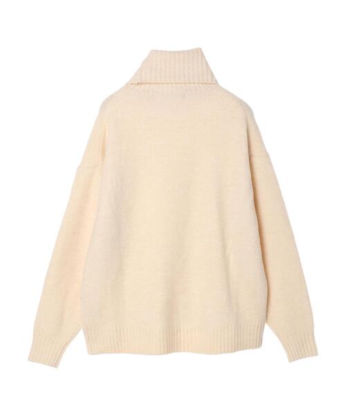 YECCA VECCA(イェッカヴェッカ)の「オフタートルネックソフトニット(ニット/セーター・レディース・アイボリー/レッド/チャコールグレー・FREE)」の13枚目の写真