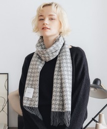 matti totti（マッティトッティ）の「【matti totti】カシミヤ100% マフラー 大判 レディース チェック ボーダー 千鳥 ブロック 柄 カシミヤマフラー カシミアマフラー（マフラー）」