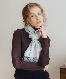 matti totti（マッティトッティ）の「【matti totti】カシミヤ100% マフラー 大判 レディース チェック ボーダー 千鳥 ブロック 柄 カシミヤマフラー カシミアマフラー（マフラー）」