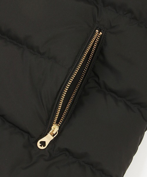 F411 美品 S ケイトスペード リバーシブル ダウンJKT レディース F411 美品 S ケイトスペード リバーシブル ダウンJKT レディース