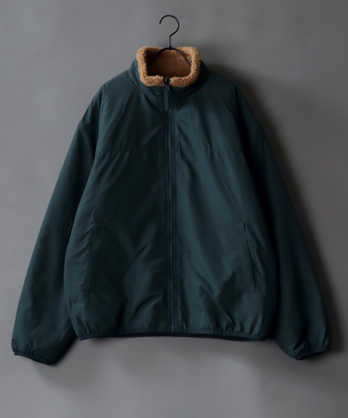 SITRY(シトリー)の「2way reversible sheep boa Jacket/リバーシブル シープボア ジャケット(ブルゾン・メンズ・ブラック/オフホワイト/タン/ベージュ・M/L)」の16枚目の写真