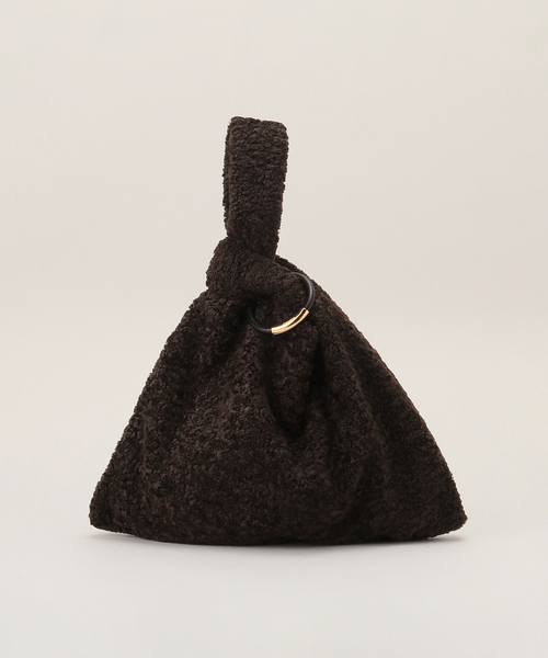 nanushka(ナヌーシュカ)の「【NANUSHKA/ナヌーシュカ】JEN LARGE FAUX SHEARLING(ハンドバッグ・レディース・ブラウン・FREE)」の3枚目の写真