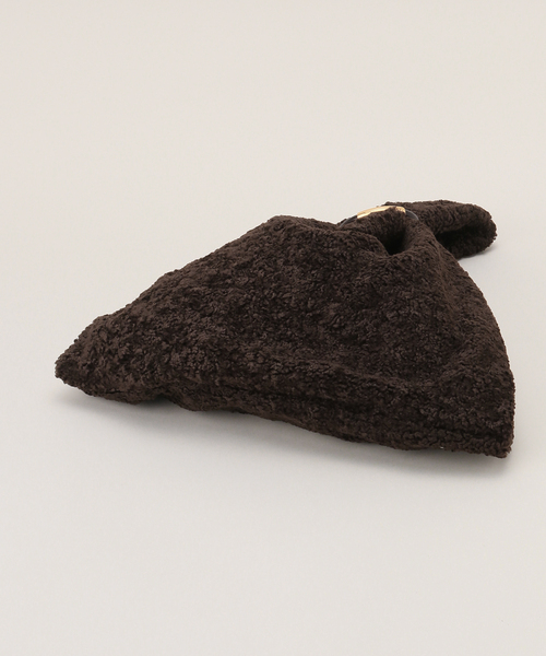 nanushka(ナヌーシュカ)の「【NANUSHKA/ナヌーシュカ】JEN LARGE FAUX SHEARLING(ハンドバッグ・レディース・ブラウン・FREE)」の6枚目の写真