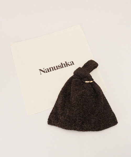 nanushka(ナヌーシュカ)の「【NANUSHKA/ナヌーシュカ】JEN LARGE FAUX SHEARLING(ハンドバッグ・レディース・ブラウン・FREE)」の13枚目の写真