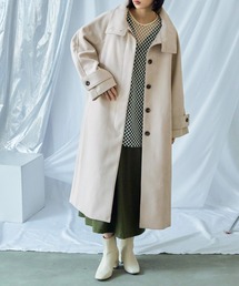 【新品】イエナラブークル チェスターコート ビックシルエット マキシ丈 23AW ビッグシルエット」に該当するチェスターコートファッション通販