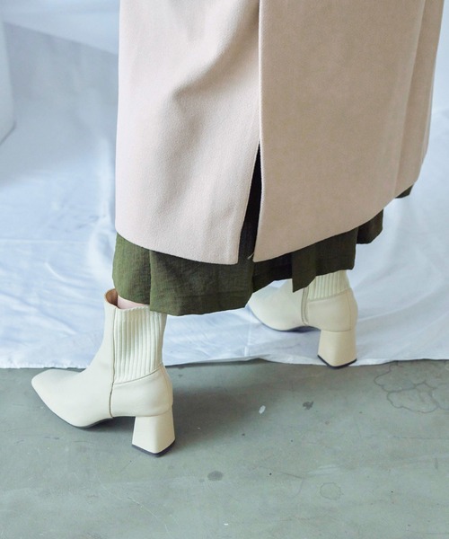 Fashion Letter（ファッションレター）の「ビッグシルエット スタンドカラー ラグランロングコート（チェスターコート・レディース・アイボリー/グレイッシュベージュ/ブラック/モカ・M/L）」の13枚目の写真