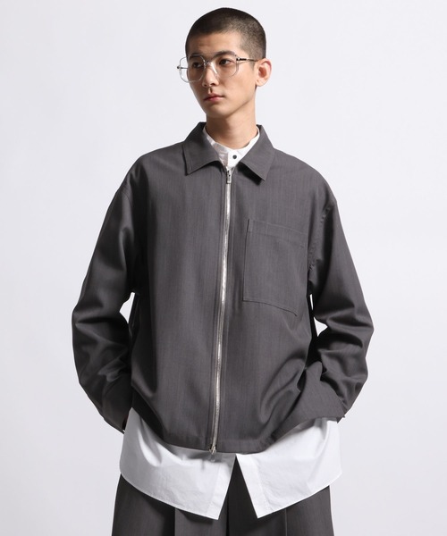 STERNBERG　スタンバーグ　サイドスリットZIPシャツ STERNBERG（スタンバーグ）の「STERNBERG/サイドスリットZIP