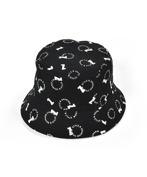 ZIDDY（ジディ）の「【 ニコ☆プチ 掲載 】モノグラムヒョウ柄リバーシブルバケットハット（ハット・キッズ・ホワイト/ブラック・FREE）」の7枚目の写真