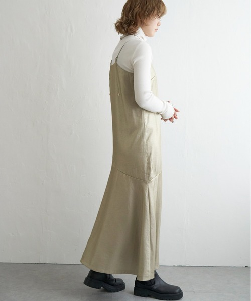 notch.（ノッチ）の「グリッターキャミワンピース（ワンピース・レディース・ブラック/ベージュ・M）」の13枚目の写真