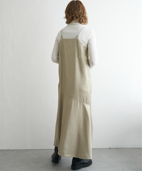 notch.（ノッチ）の「グリッターキャミワンピース（ワンピース・レディース・ブラック/ベージュ・M）」の14枚目の写真