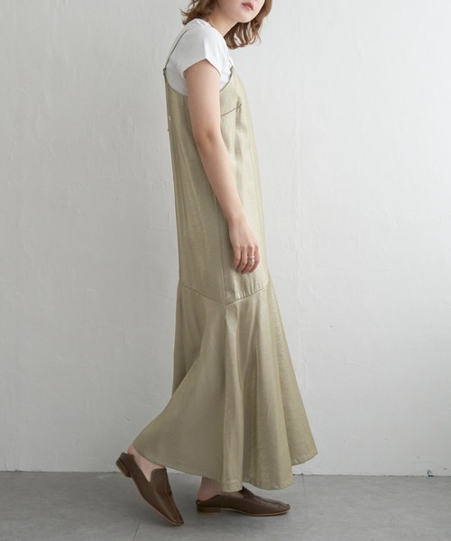 notch.（ノッチ）の「グリッターキャミワンピース（ワンピース・レディース・ブラック/ベージュ・M）」の6枚目の写真