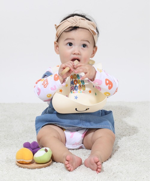 BABYDOLL(ベビードール)の「お食事 シリコン スタイ 9142(スタイ/よだれかけ・キッズ・オフホワイト・ONE SIZE)」の7枚目の写真