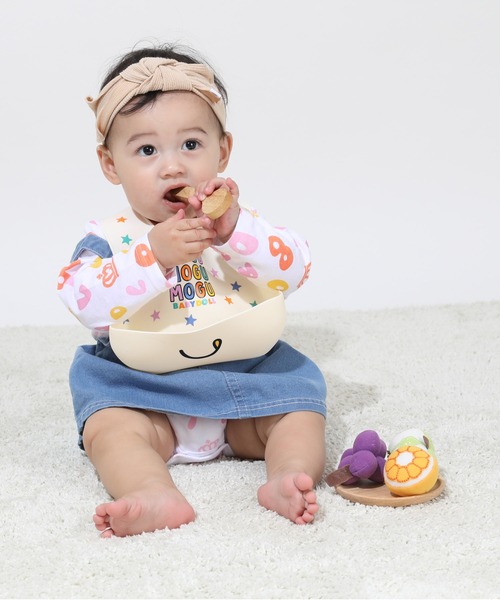 BABYDOLL(ベビードール)の「お食事 シリコン スタイ 9142(スタイ/よだれかけ・キッズ・オフホワイト・ONE SIZE)」の6枚目の写真