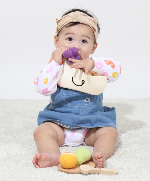 BABYDOLL(ベビードール)の「お食事 シリコン スタイ 9142(スタイ/よだれかけ・キッズ・オフホワイト・ONE SIZE)」の3枚目の写真