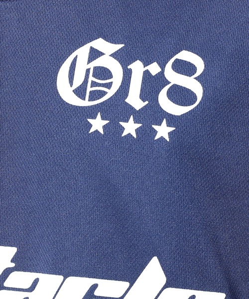 8(eight)(エイト)の「衿付きサッカー ロングTシャツ(Tシャツ/カットソー・メンズ・オフホワイト/ネイビー/ブラック/レッド・MEDIUM/LARGE)」の7枚目の写真