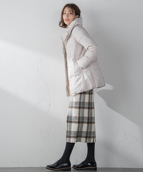 ketty（ケティ）の「ピーチスキンミドルダウンコート（ダウン