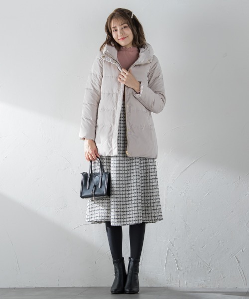 ketty（ケティ）の「ピーチスキンミドルダウンコート（ダウン