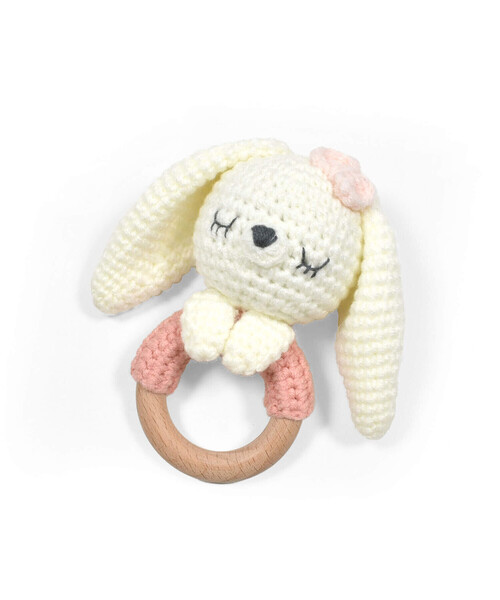 SLAP SLIP BABY（スラップスリップベビー）の「アニマルモチーフウサギクジラ恐竜クマ歯がためベビー（ベビーギフト・キッズ・ブルー/ブラウン/グリーン/オフホワイト・FREE）」の8枚目の写真