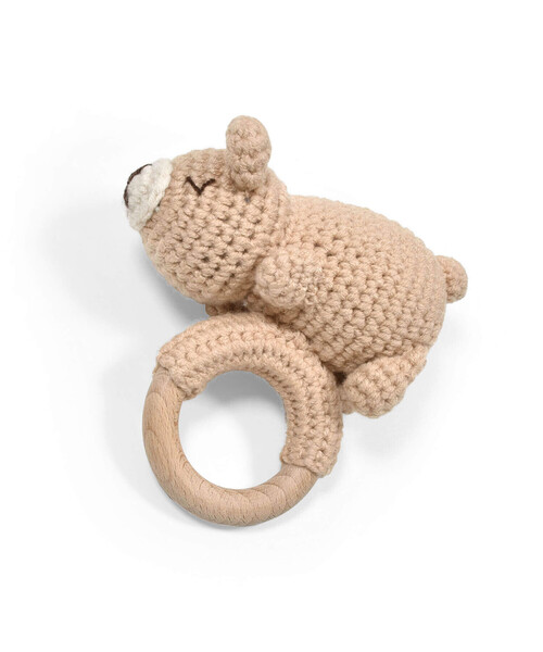 SLAP SLIP BABY（スラップスリップベビー）の「アニマルモチーフウサギクジラ恐竜クマ歯がためベビー（ベビーギフト・キッズ・ブルー/ブラウン/グリーン/オフホワイト・FREE）」の12枚目の写真