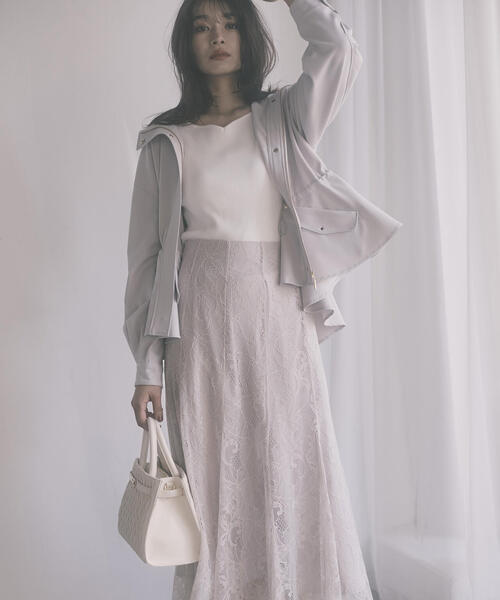 PROPORTION BODY DRESSING（プロポーションボディドレッシング）の「バックフレアマウンテンパーカー / 1214155203（マウンテンパーカー・レディース・ホワイト系その他/ベージュ/ネイビー・SMALL/MEDIUM）」の12枚目の写真