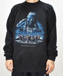 【ヴィンテージ古着】80's YUKON TERRITORY CANADA クルーネックスウェット USA製